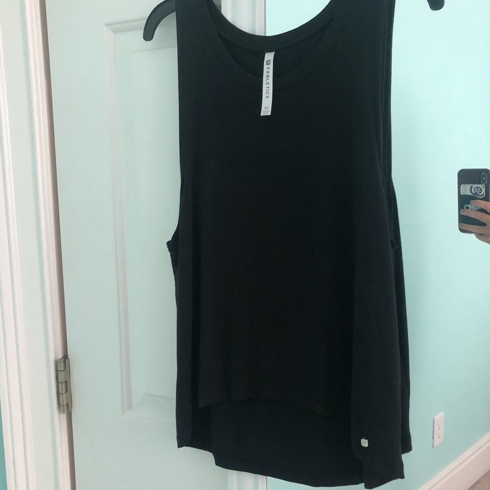 Fabletics tank top Black XS
